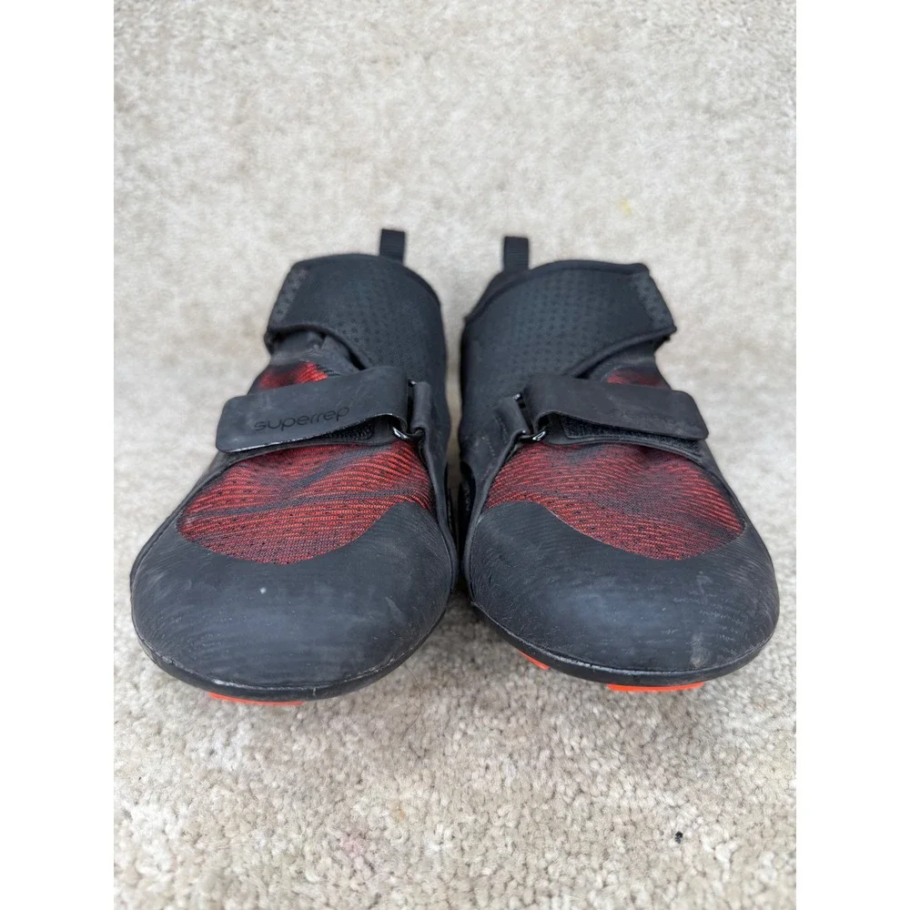 Nike SuperRep Cycle Shoes Mens 10.5 Black Red Excellent CW2191-008 Indoor Bike
